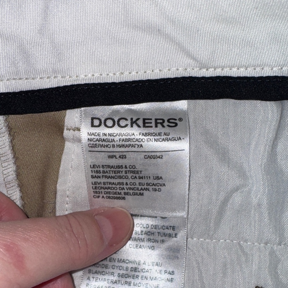 Dockers Men's Khaki Chinos 34x34 - Picture 3 of 8